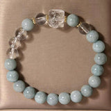 Bracelet Jade et Cristal de Roche – Cadeau Harmonie - Biloria