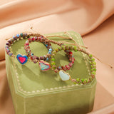 Bracelet Jaspe Cœur pour l'Amour et l'Équilibre - Biloria