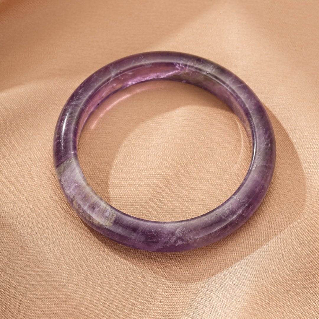 Bracelet Jonc Améthyste pour la Sérénité et la Clarté Mentale - Biloria