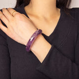 Bracelet Jonc Améthyste pour la Sérénité et la Clarté Mentale - Biloria