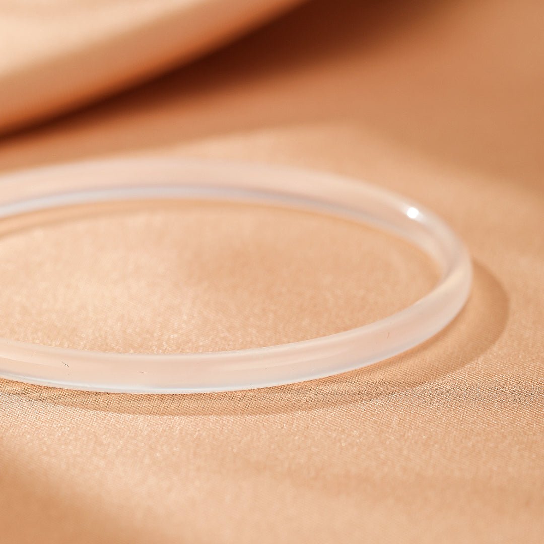 Bracelet Jonc Calcédoine - Douceur et Lumière - Biloria
