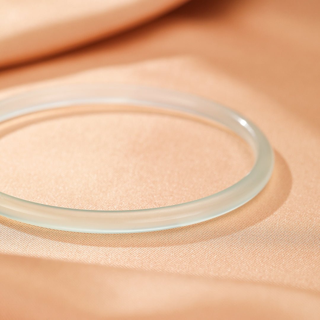 Bracelet Jonc Calcédoine - Douceur et Lumière - Biloria