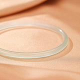 Bracelet Jonc Calcédoine - Douceur et Lumière - Biloria