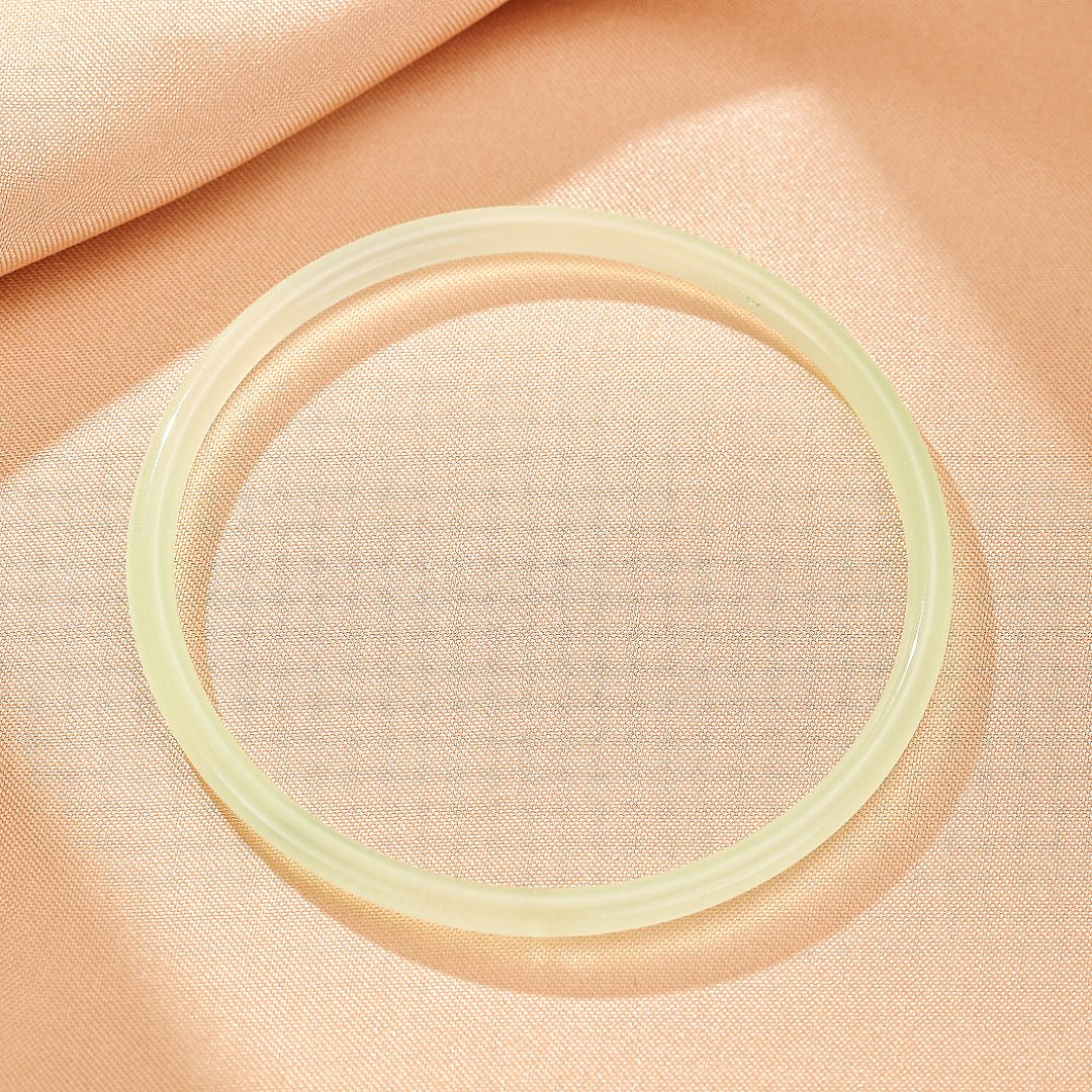 Bracelet Jonc Calcédoine - Douceur et Lumière - Biloria