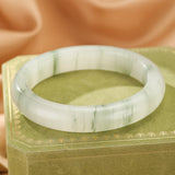 Bracelet Jonc Calcédoine – Pierre Naturelle Apaisante - Biloria