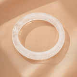 Bracelet Jonc Cristal de Roche – Clarté Pure, Amplificateur d'Énergie - Biloria
