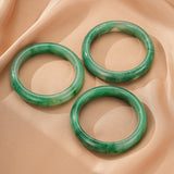 Bracelet Jonc Jade Équilibre et Sérénité - Biloria