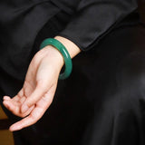 Bracelet Jonc Jade Équilibre et Sérénité - Biloria