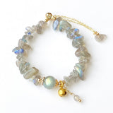 Bracelet Labradorite Ajustable – Protection et Intuition - Biloria