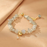 Bracelet Labradorite Ajustable – Protection et Intuition - Biloria