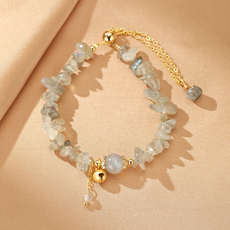 Bracelet Labradorite Ajustable – Protection et Intuition - Biloria