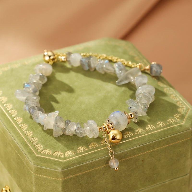 Bracelet Labradorite Ajustable – Protection et Intuition - Biloria