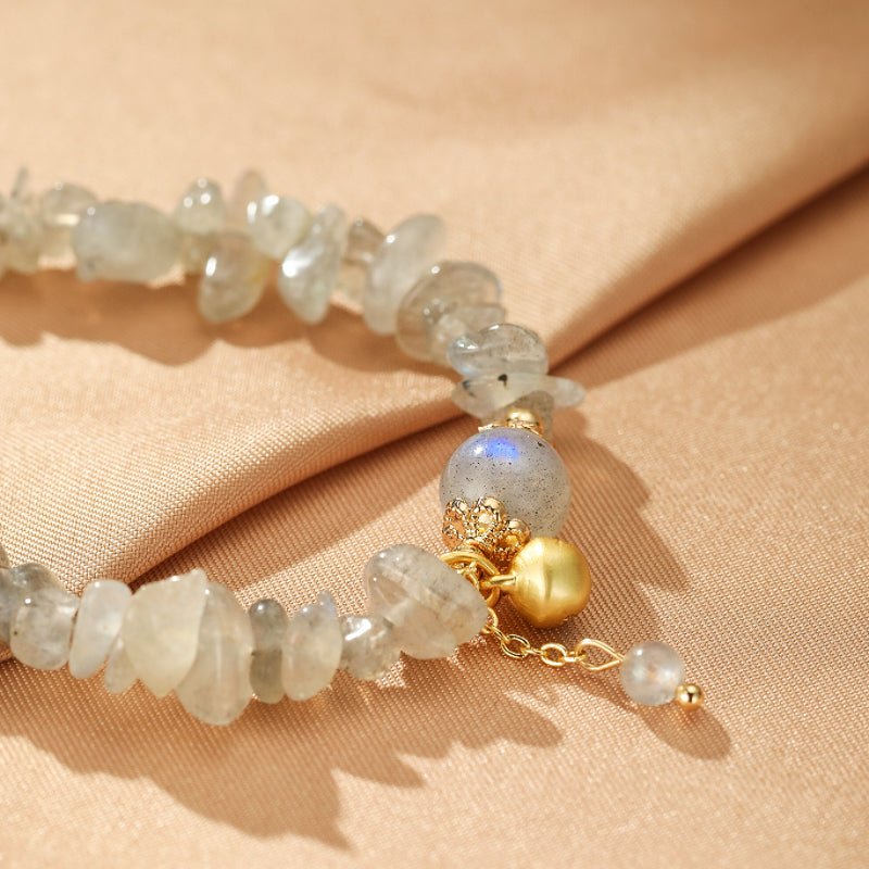Bracelet Labradorite Ajustable – Protection et Intuition - Biloria
