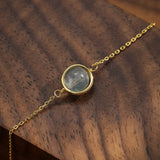 Bracelet Labradorite Argent Plaqué Or pour Bureau - Biloria
