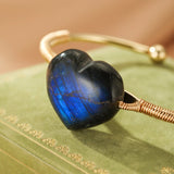 Bracelet Labradorite Cœur Mystique - Bijou Tendance - Biloria