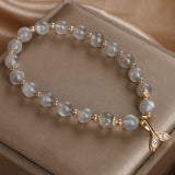 Bracelet Labradorite Queue de Sirène Zircon - Biloria