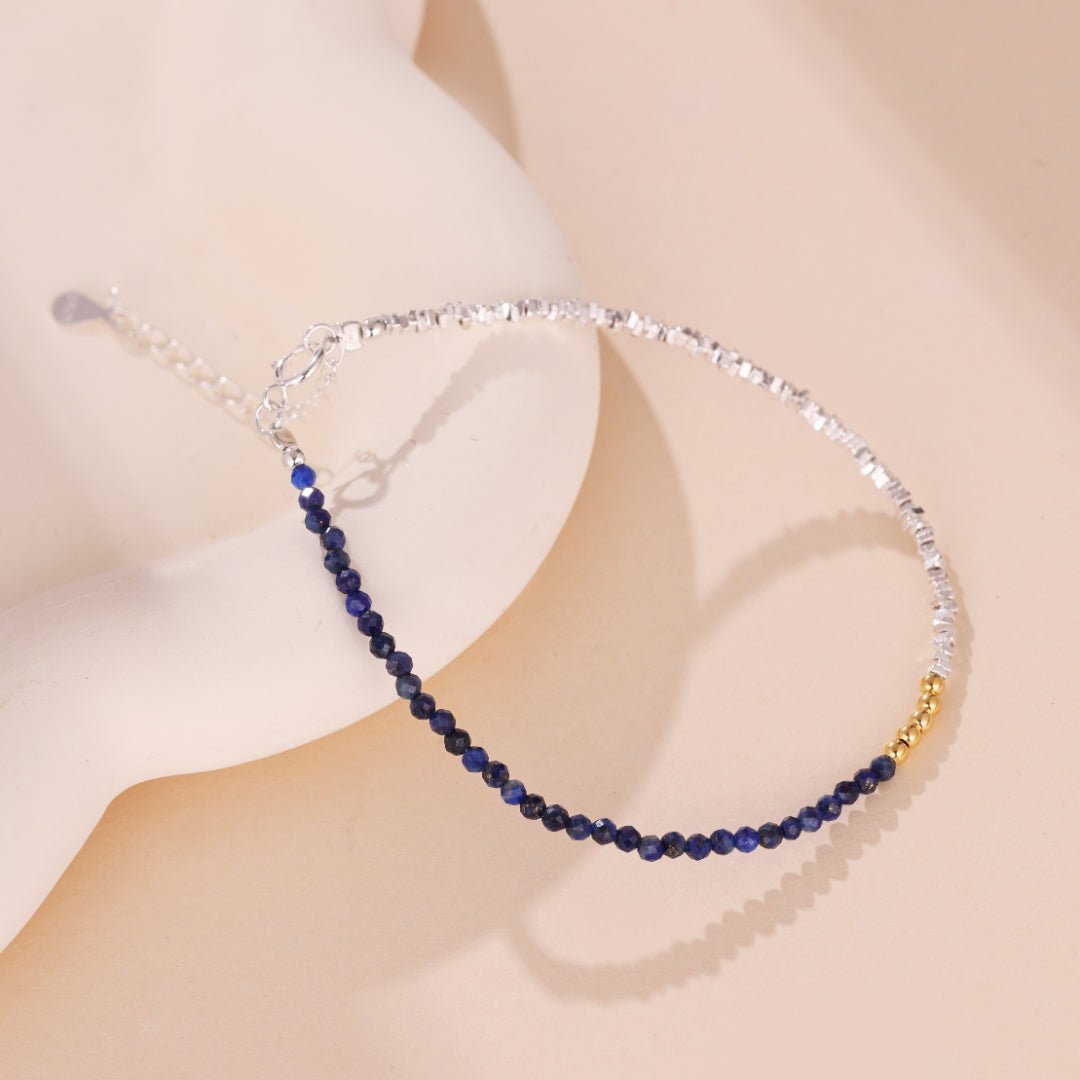 Bracelet Lapis Lazuli Argent S925 – Harmonie et Protection - Biloria