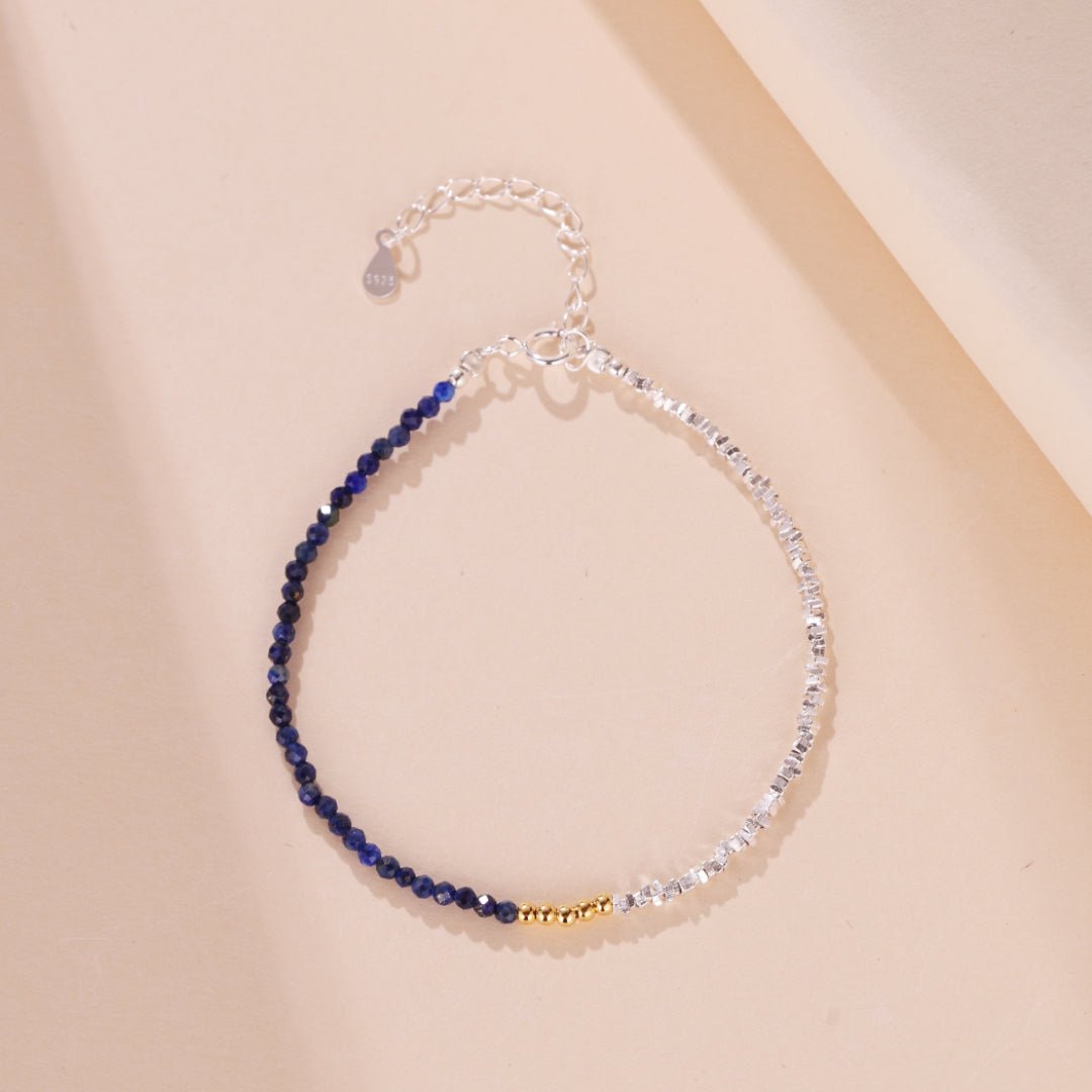 Bracelet Lapis Lazuli Argent S925 – Harmonie et Protection - Biloria