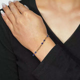 Bracelet Lapis-Lazuli Doré pour Clarté Mentale - Biloria