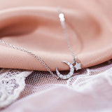 Bracelet Lune et Étoile Argent 925 – Bijou Féminin Taille Réglable - Biloria