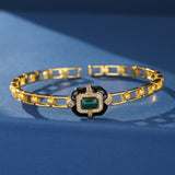 Bracelet Malachite Onyx Protection Confiance - Biloria