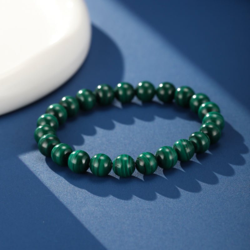 Bracelet Malachite Pierre Naturelle Protection Émotionnelle - Biloria