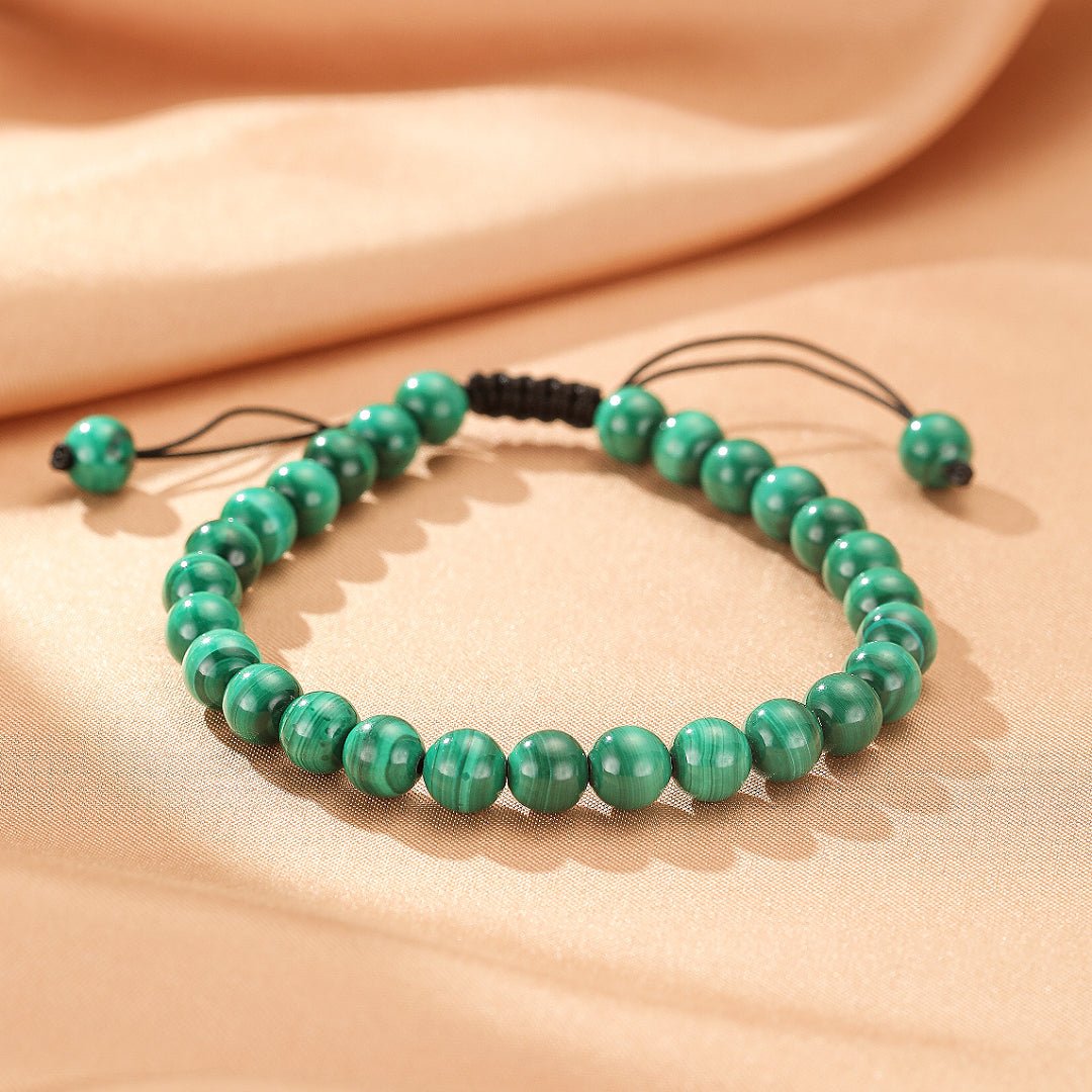 Bracelet Malachite Vert – Protection et Transformation - Biloria