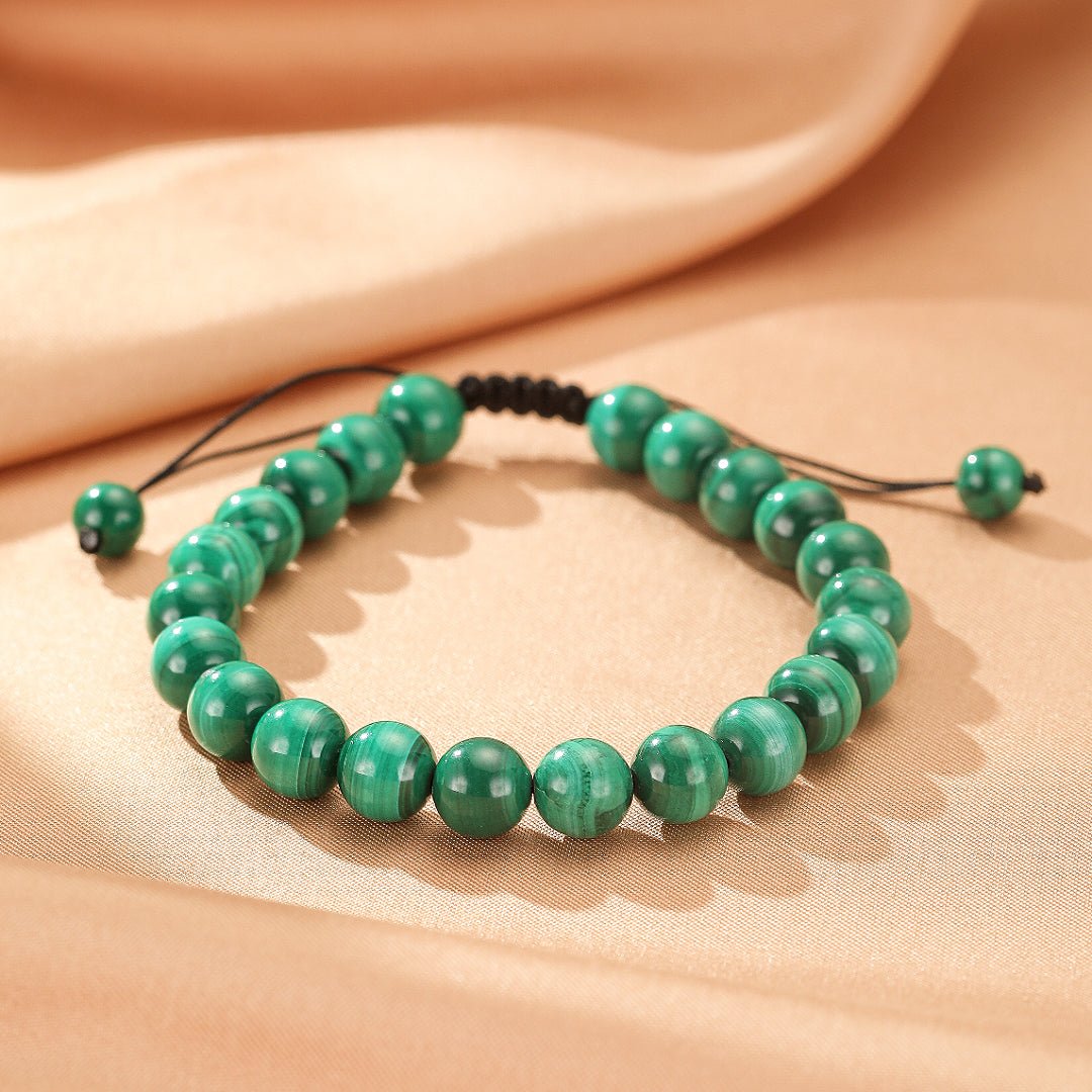 Bracelet Malachite Vert – Protection et Transformation - Biloria