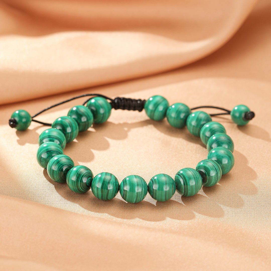Bracelet Malachite Vert – Protection et Transformation - Biloria