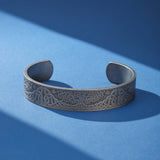 Bracelet Manchette Arbre de Vie Motifs Celtiques – Acier 316L - Biloria