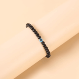 Bracelet Mauvais Œil Agate Noire – Protection et Sérénité - Biloria