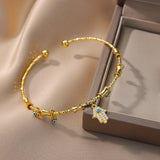 Bracelet Mauvais Œil Bénédiction en Zircon — Protection et Style - Biloria