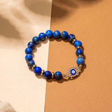 Bracelet Mauvais Œil Lapis Lazuli – Protection et Sérénité - Biloria