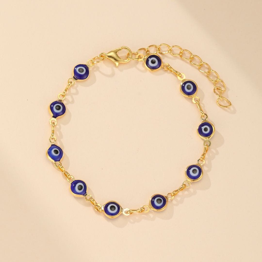 Bracelet Mauvais Œil Protecteur – Porte-Bonheur Luna Guard - Biloria