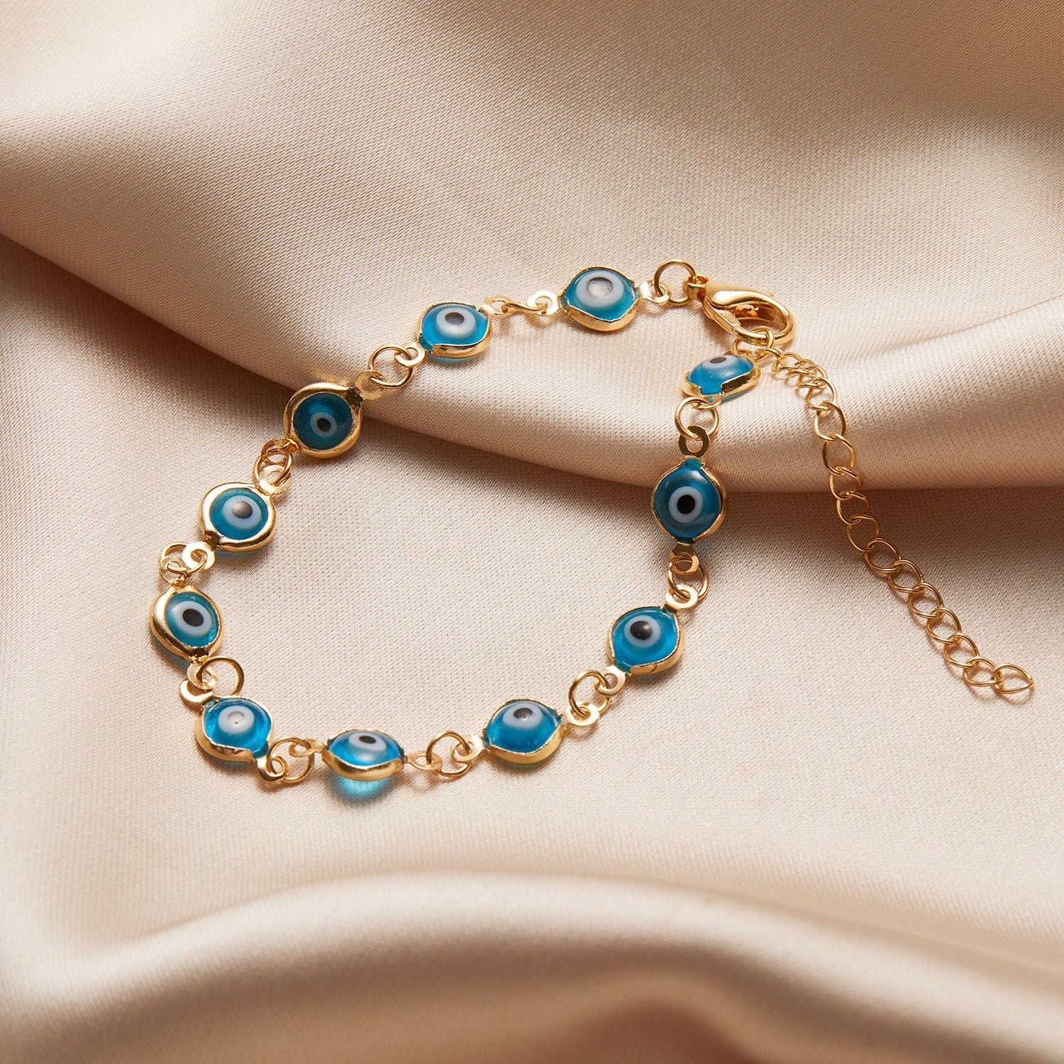 Bracelet Mauvais Œil Protecteur – Porte-Bonheur Luna Guard - Biloria