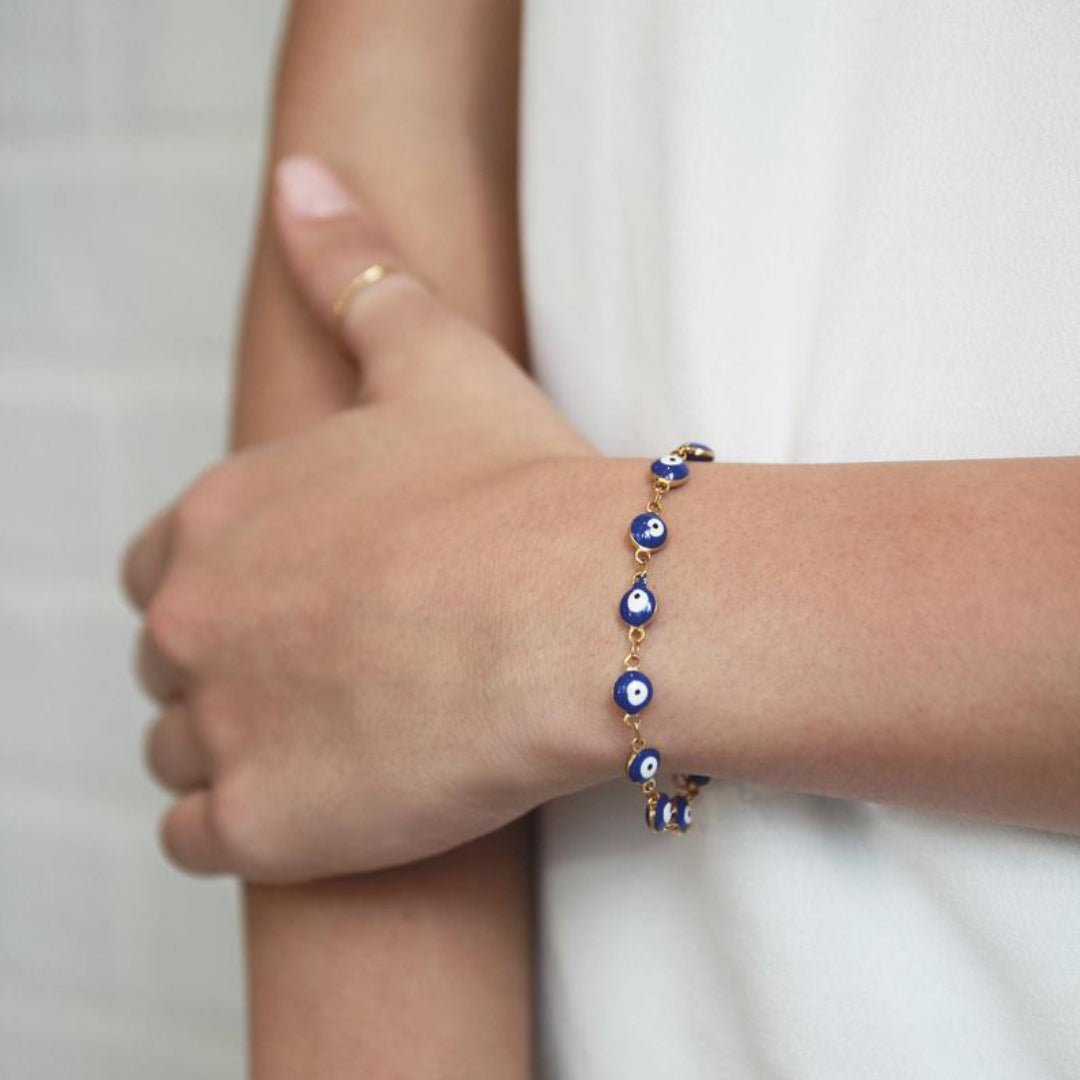 Bracelet Mauvais Œil Protecteur – Porte-Bonheur Luna Guard - Biloria