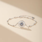 Bracelet Œil de Sérénité en Argent 925 – Protection Spirituelle - Biloria