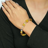 Bracelet Œil de Tigre Cristal de Roche Protection Énergie - Biloria