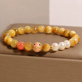 Bracelet Œil de Tigre et Perles fait main – Protection et élégance - Biloria