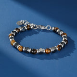Bracelet Œil de Tigre Hématite Homme – Protection et Style - Biloria