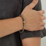 Bracelet Œil de Tigre Hématite Homme – Protection et Style - Biloria