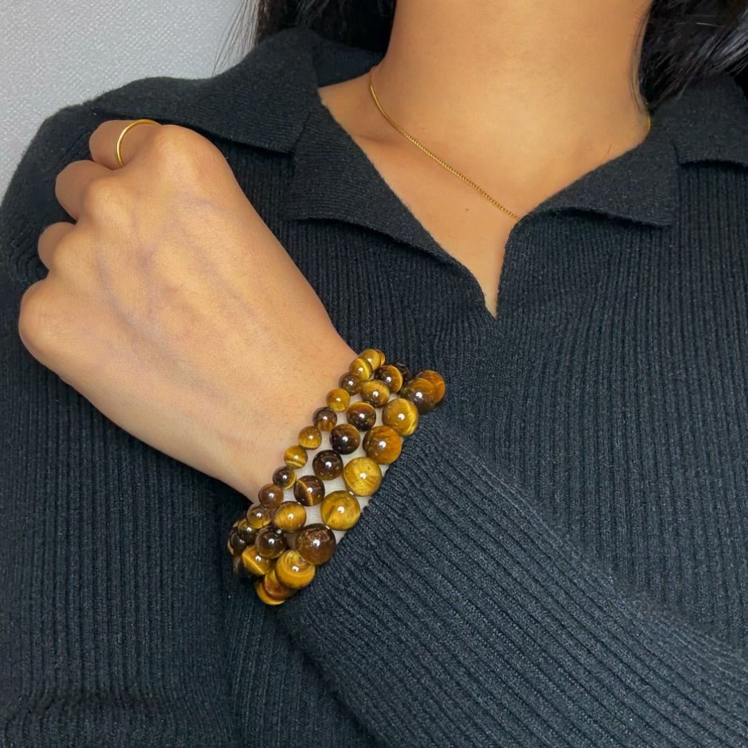 Bracelet Œil de Tigre – Protection et Force Intérieure - Biloria