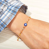 Bracelet Œil Protecteur Argent 925 – Confiance Intérieure - Biloria