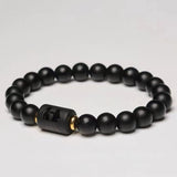Bracelet Onyx et Perle Signe Astrologique – Protection Astrale - Biloria