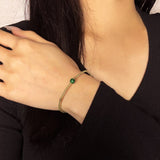 Bracelet Péridot et Jade – Équilibre et Harmonie Intérieure - Biloria