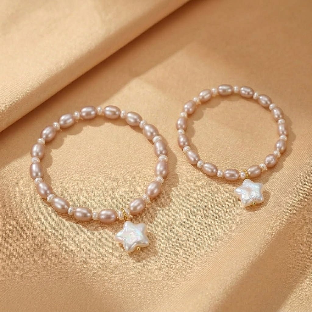 Bracelet Perle Souffle Infini pour Maman et Bébé - Biloria