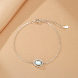 Bracelet Pierre de Lune Argent 925 – Bijou Féminin pour l'Intuition - Biloria