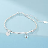 Bracelet Pierre de Lune Argent 925 - Cadeau Féminin - Biloria