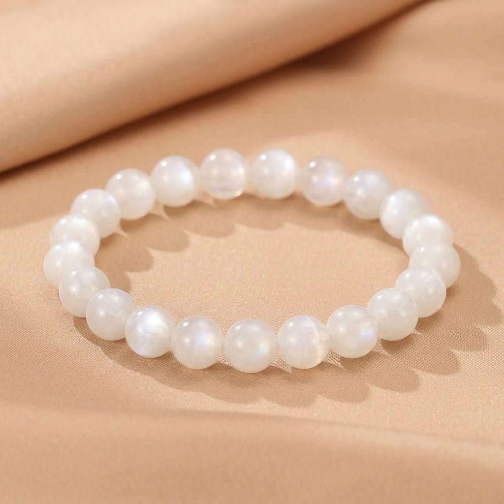 Bracelet Pierre de Lune Blanche – Féminité et Harmonie - Biloria