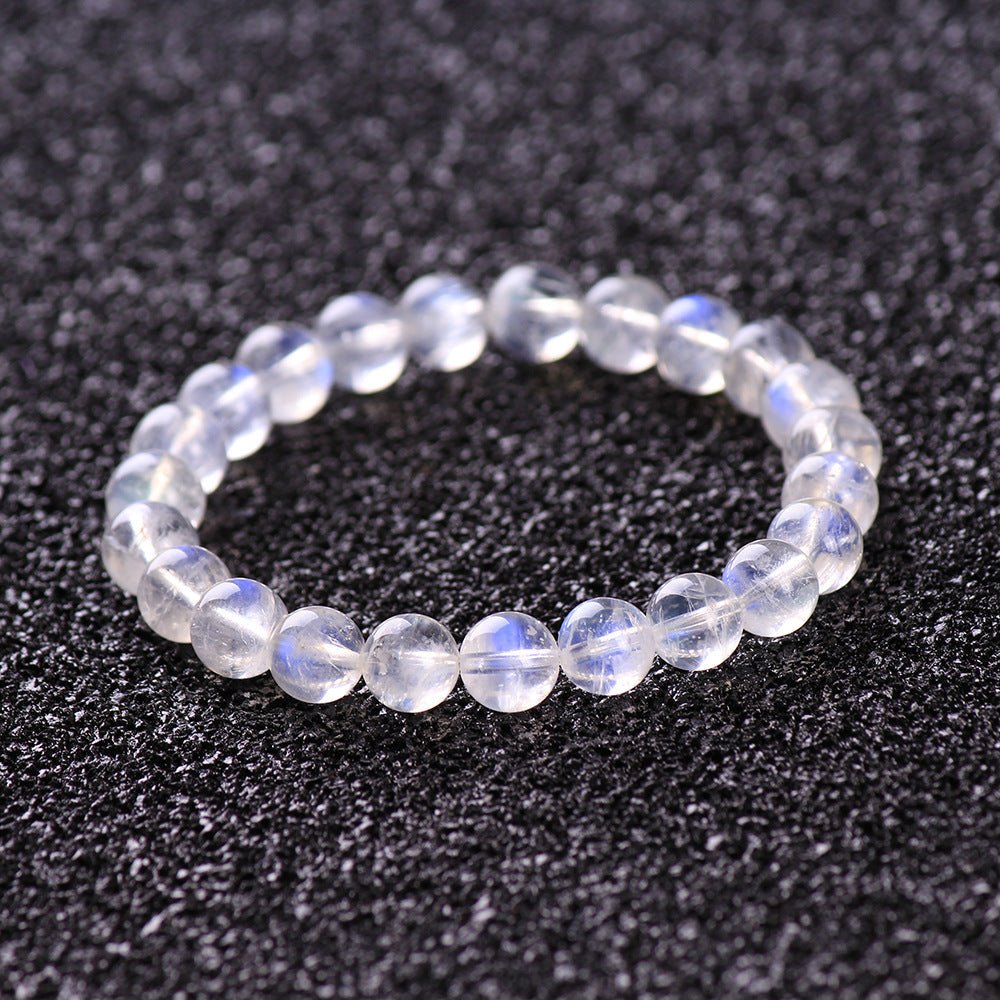 Bracelet Pierre de Lune Bleue Océan – Intuition et Féminité - Biloria